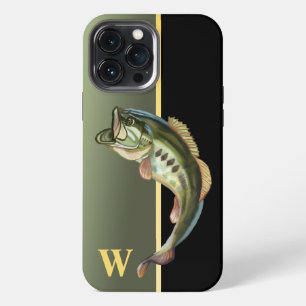 Mean Jumping Bass Fishing Monogram Case-Mate iPhon iPhone 13 Pro Max Case