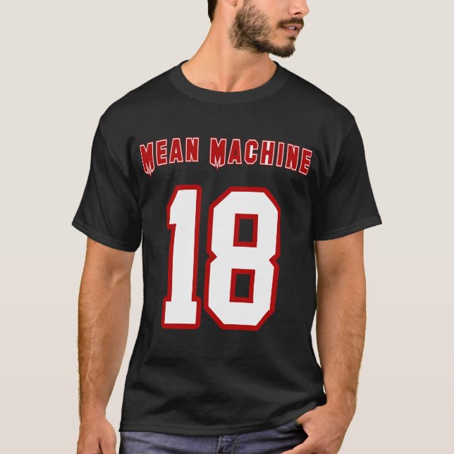 Mean Machine, Funny Movie T-Shirt, Longest Yard T-Shirt (Front)