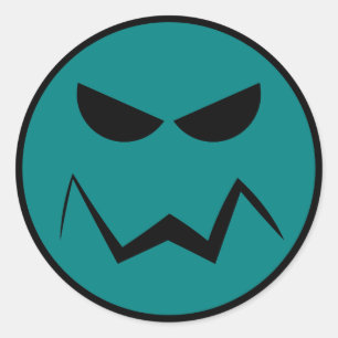 Mean Mister Face Sticker