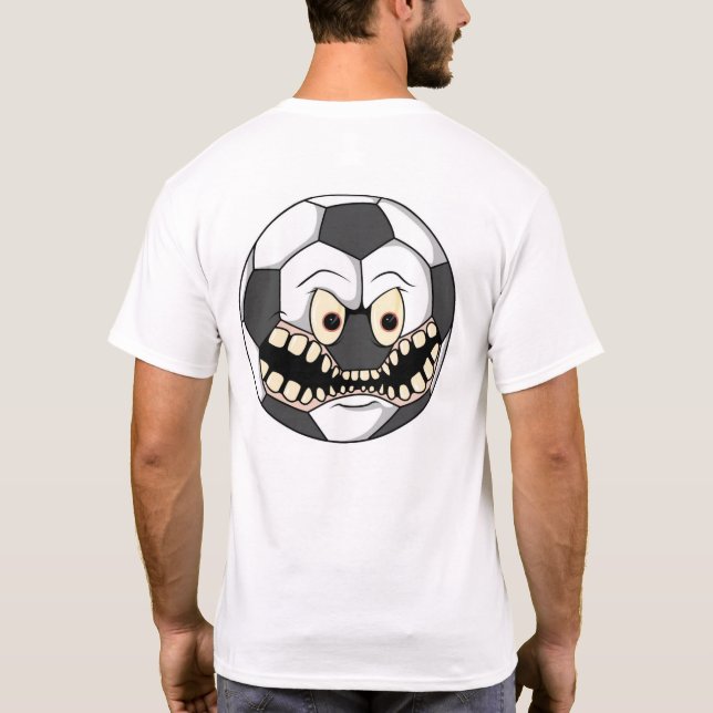 Mean Soccer Ball T-Shirt (Back)