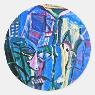 MEAN STREETS CLASSIC ROUND STICKER