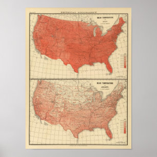 Mean temperature poster