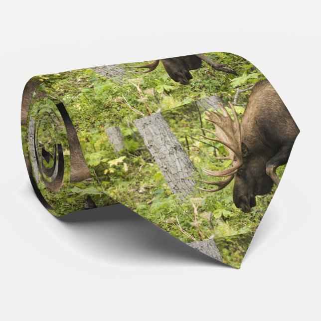 Meandering Moose Tie (Rolled)