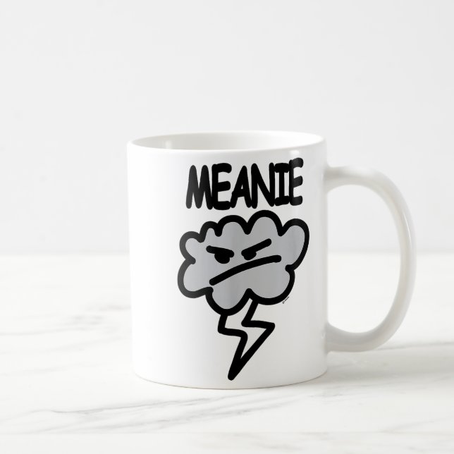 Meanie Cloud Lightning Funny  Coffee Mug (Right)