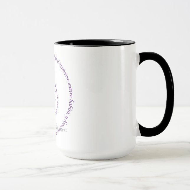 Meaning of Namaste' en Espanol Mug (Right)