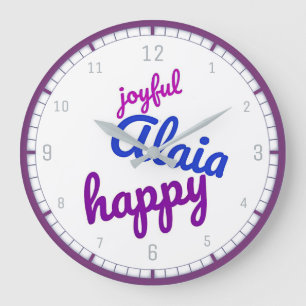 Meaning of the Name Alaia   Wall Clock