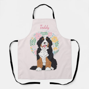 Meaningful Dog Gift: Custom Bernedoodle Name Apron