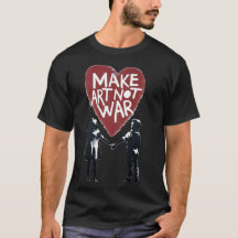 Meaningful Heart "MAKE ART NOT WAR" with Boy and G
