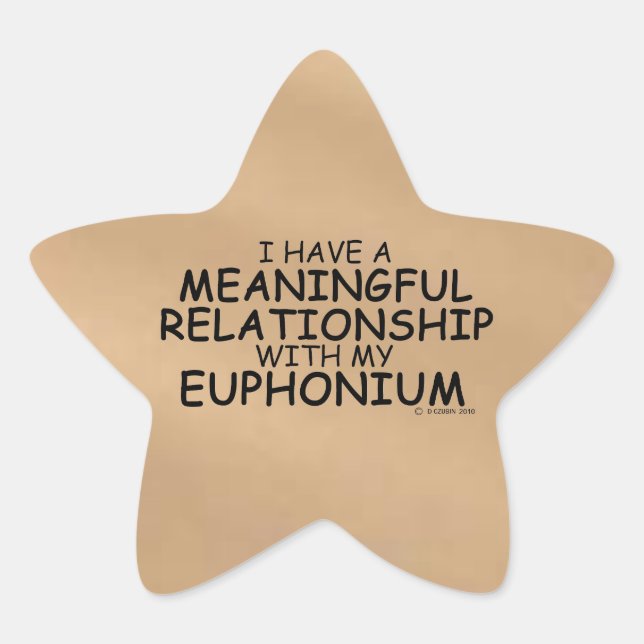Meaningful Relationship Euphonium Star Sticker (Front)
