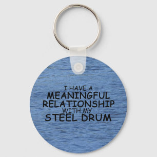 Meaningful Relationship Steel Drum Keychain