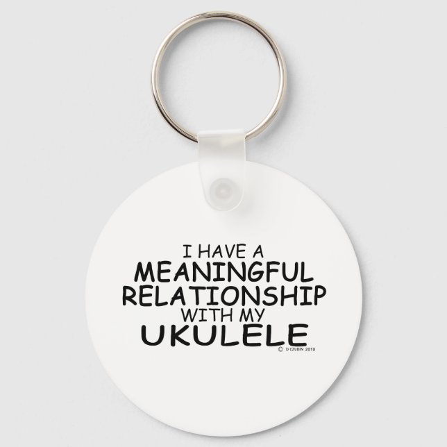 Meaningful Relationship Ukulele Keychain (Front)