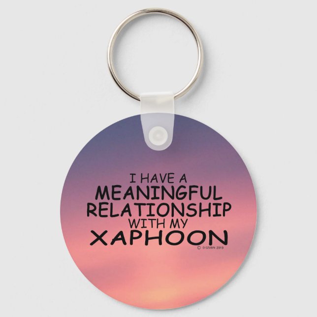 Meaningful Relationship Xaphoon Keychain (Front)