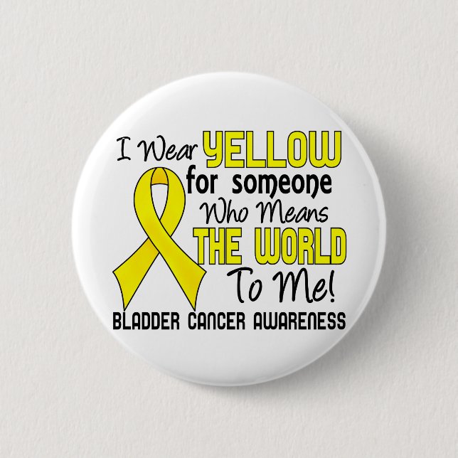 Means The World To Me 2 Bladder Cancer 2 Inch Round Button (Front)