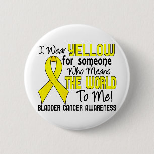Means The World To Me 2 Bladder Cancer 2 Inch Round Button