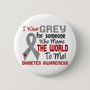 Means The World To Me 2 Diabetes Inch Round Button