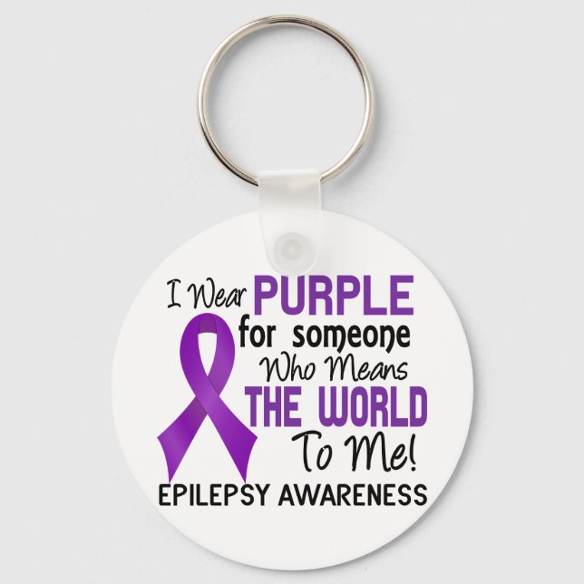 Means The World To Me 2 Epilepsy Keychain (Front)