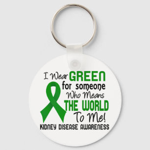Means The World To Me 2 Kidney Disease Keychain