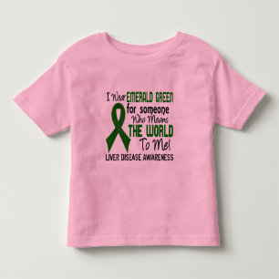 Means The World To Me 2 Liver Disease Toddler T-shirt