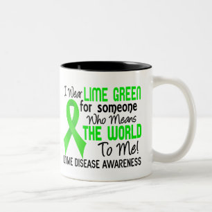 Means The World To Me 2 Lyme Disease Two-Tone Coffee Mug