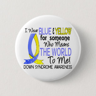 Means The World To Me Down Syndrome 2 Inch Round Button