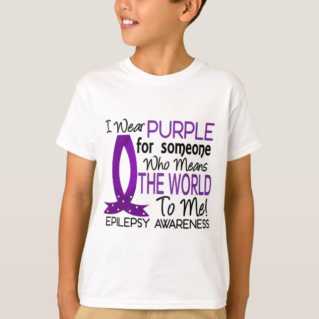 Means The World To Me Epilepsy T-Shirt (Front)