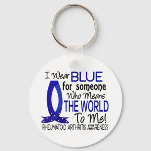 Means The World To Me Rheumatoid Arthritis Keychain