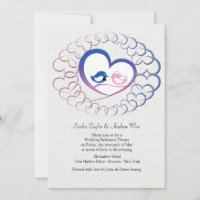 Meant for Each Other Rehearsal Dinner Invitation