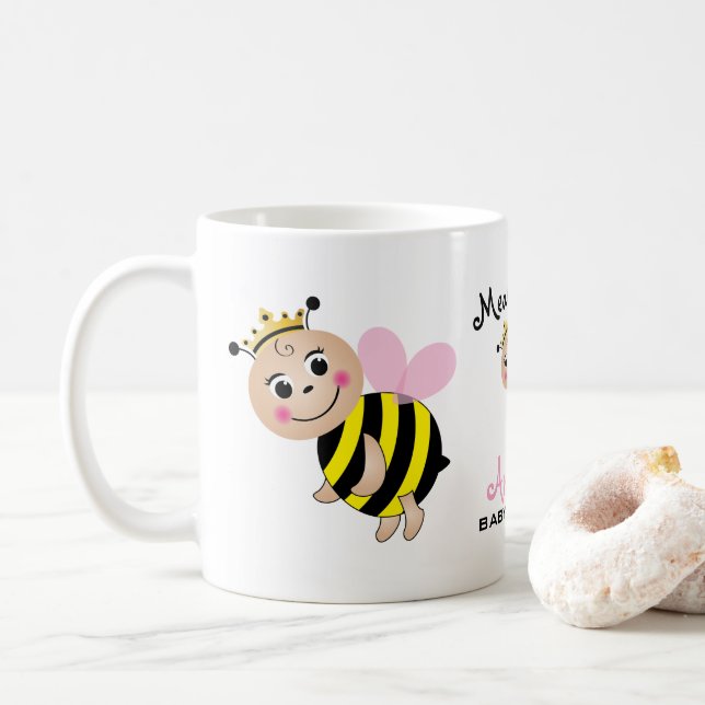 Meant to Bee Baby Shower Mug (With Donut)