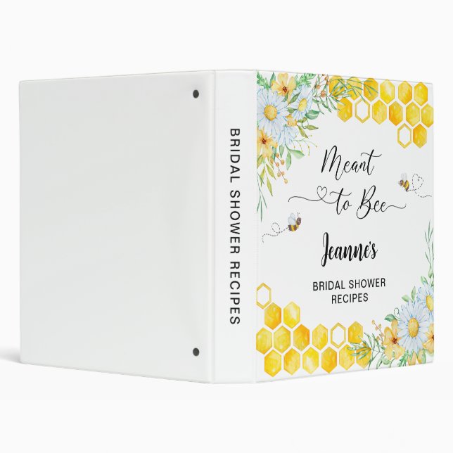 Meant to bee bridal shower binder (Background)