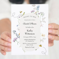 Meant To Bee Bridal Shower Invitation