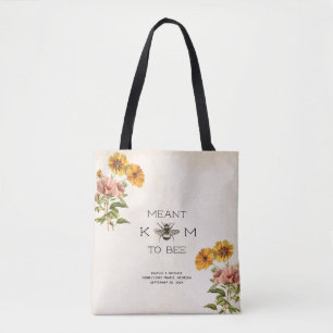 Meant to Bee Bride Tote Bag