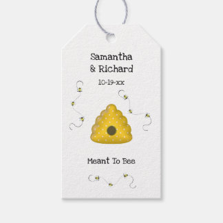 Meant To Bee Customizable Cool Buzzing Bees Gift Tags