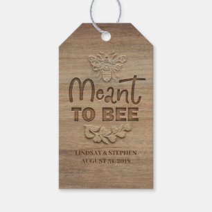 Meant To Bee - Rustic Honey Gift Tags