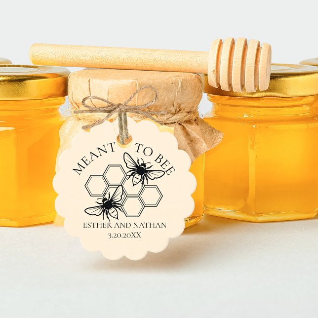 Meant to Bee Wedding Thank You Favour Tags (Creator Uploaded)