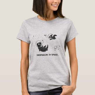 Meanwhile In Space - Grey T-Shirt