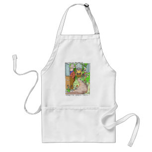 Meanwhile On The Organ Trail Funny Tees Mugs Etc. Standard Apron