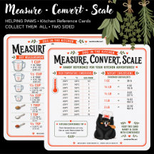 MEASURE-CONVERT-SCALE • KITCHEN REFERENCE