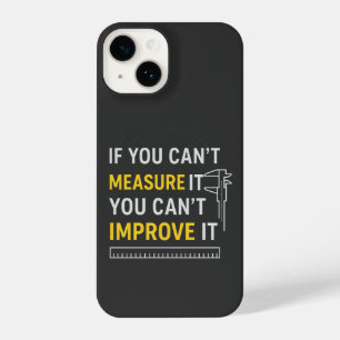 Measure It Improve It Lean Six Sigma Quote iPhone 14 Case