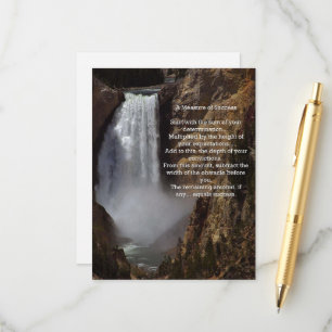 Measure of Success Inspirational Enclosure Card