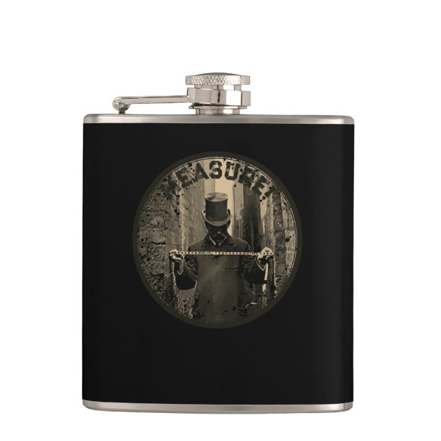 Measure Senseless & Intriguing Flask (Front)