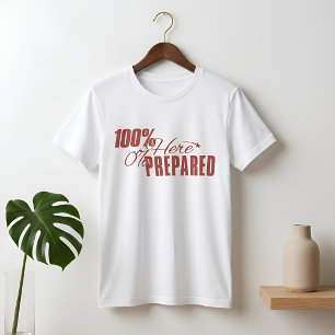 Measured Humour Present v Prepared Light T-Shirt