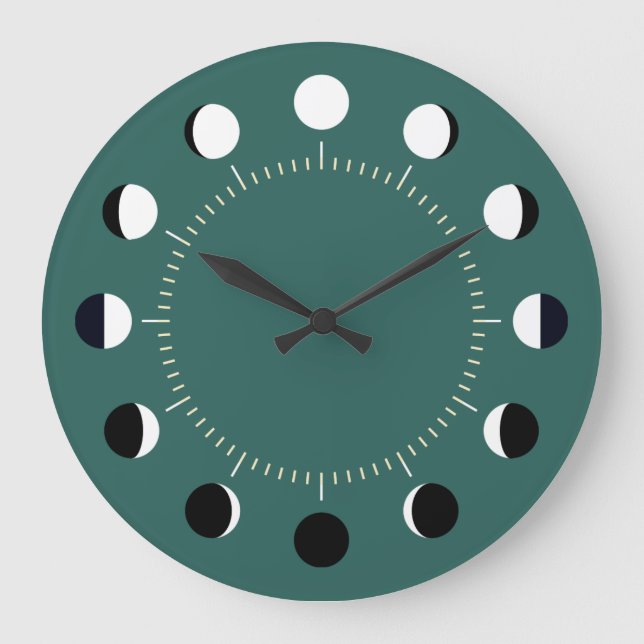 MEASURES OF MOONLIGHT LARGE CLOCK (Front)