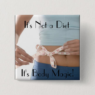 Measuring Tape, It's Not a Diet, It's B... 2 Inch Square Button