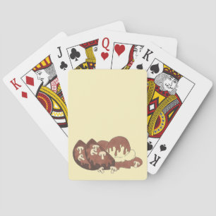 Meat and Potatoes Meatloaf Mushroom Gravy Diner Playing Cards