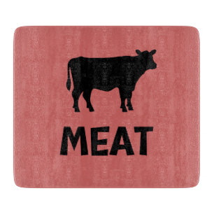 Meat, Cow, Beef Cutting Board