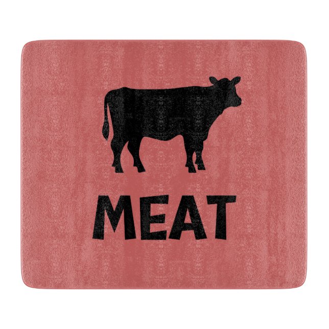 Meat, Cow, Beef  Cutting Board (Front)