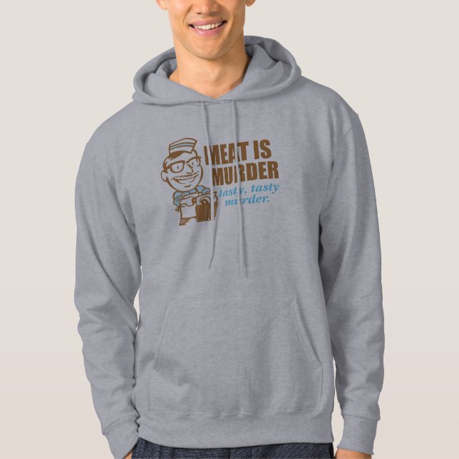 Meat Is Murder Hoodie (Front)