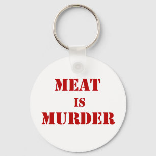 Meat is Murder Keychain