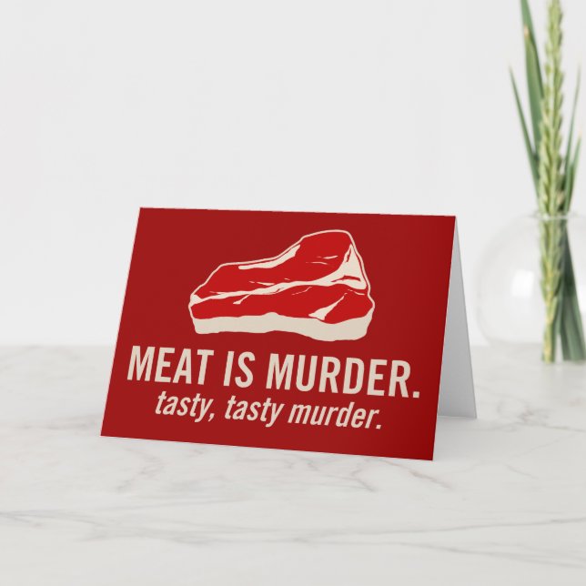 Meat is Murder, Tasty Murder Card (Front)