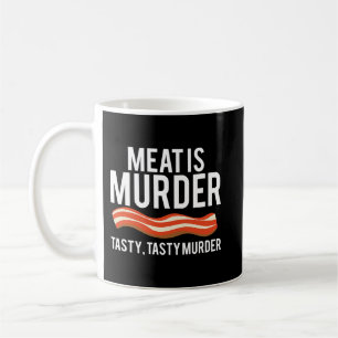 Meat Is Murder Tasty Tasty Murder Shirt BBQ Grilli Coffee Mug